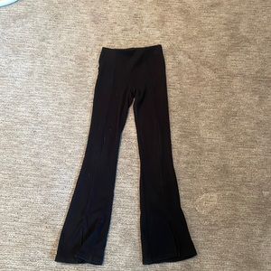 Black,10,Zara, bellbottoms,140cm, slits at ankle
